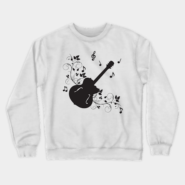 Love Music Crewneck Sweatshirt by madmonkey